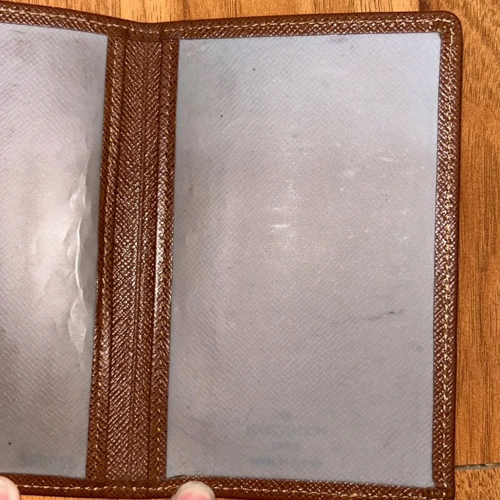 Authentic Louis Vuitton Taiga Leather ID / Card Holder